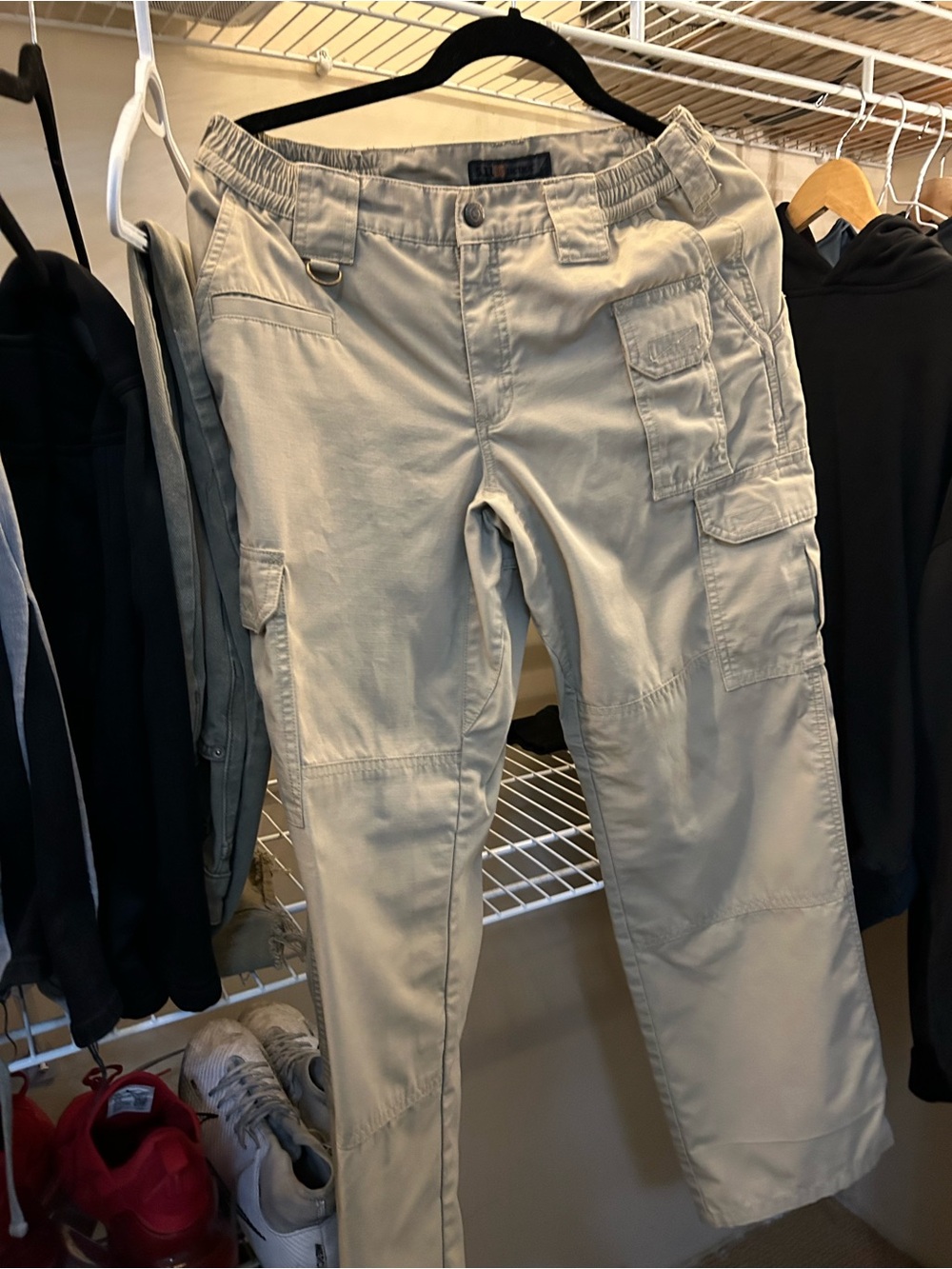 Men's Tan Cargo Pants -